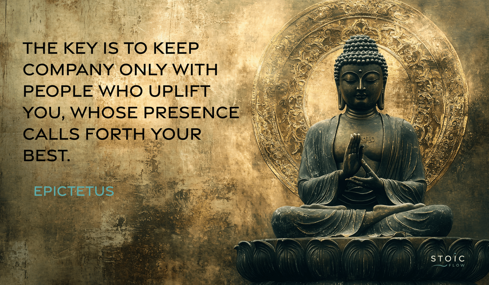 Epictetus' quote about association